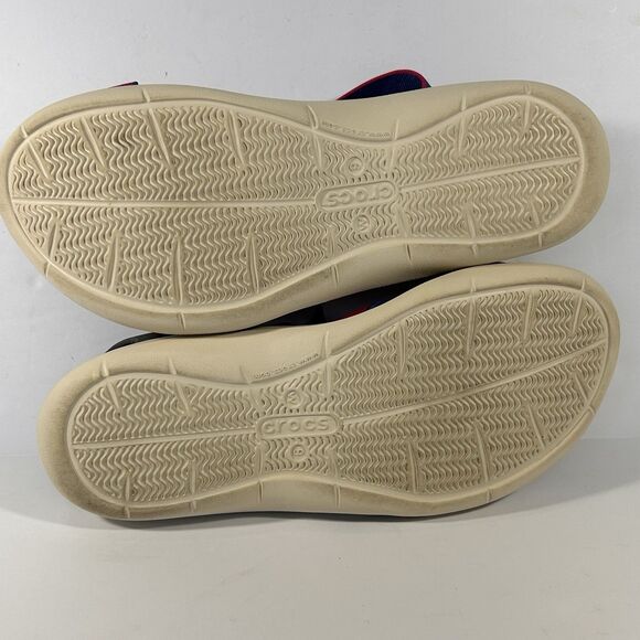 Crocs Swiftwater Webbing Womens 9 Sandals Candy Pink Style 204804 Adjustable - Picture 8 of 10